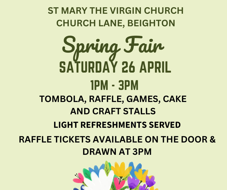 Spring Fair poster 26  April 2025