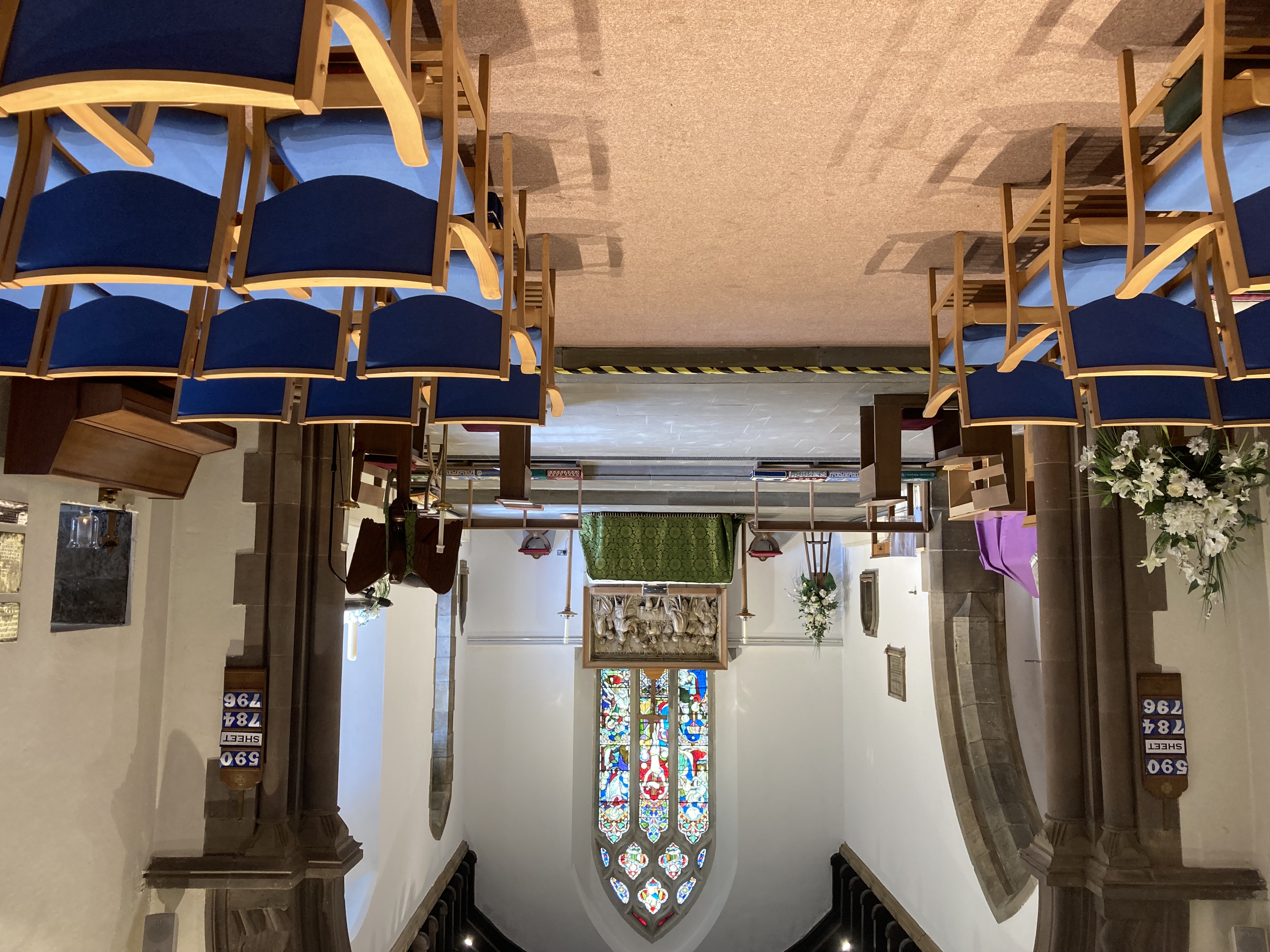 Picture of the inside of St Mary the Virgin Church, Beighton